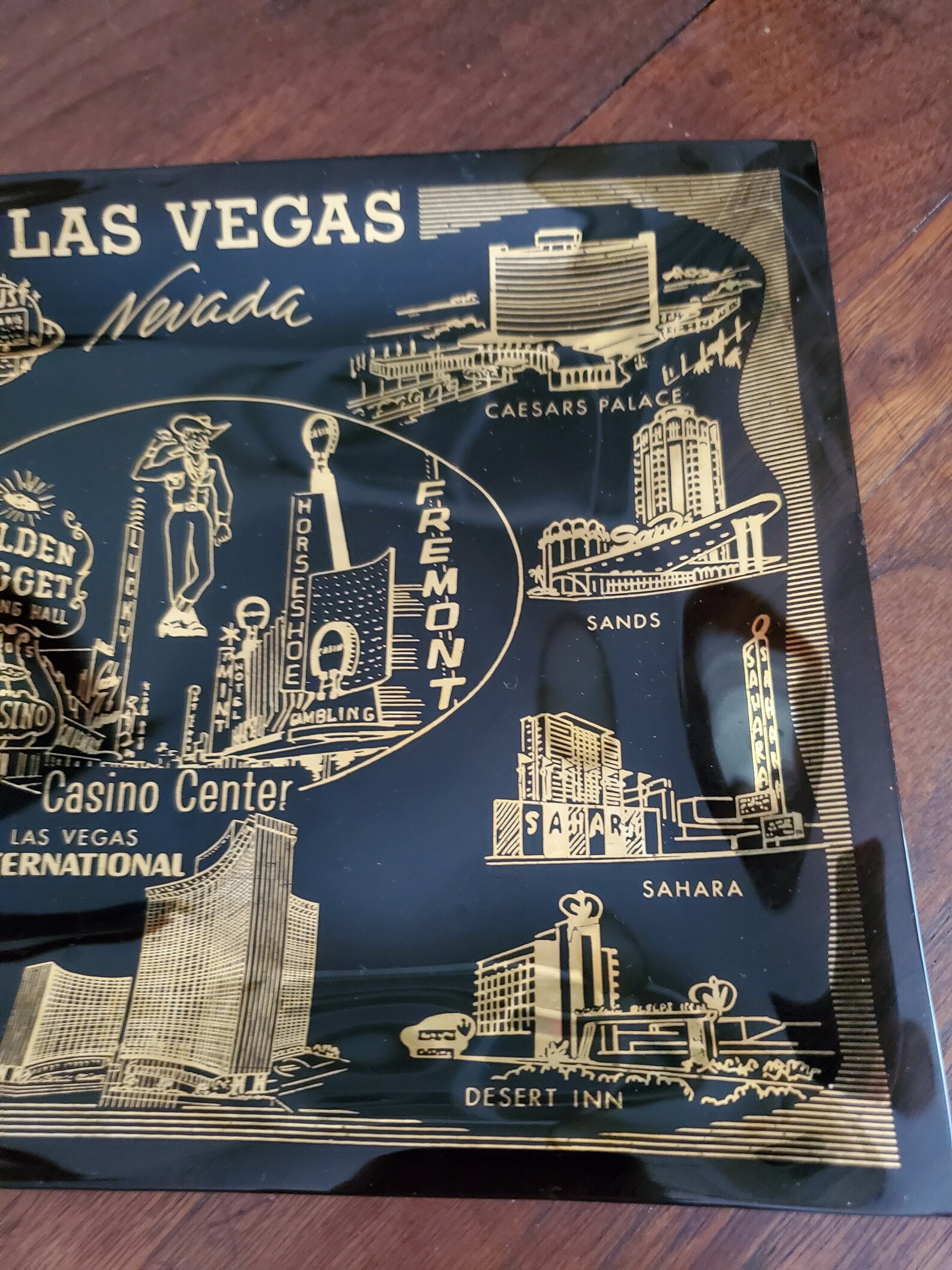 Vintage Las Vegas Casino Plate Etsy.de
