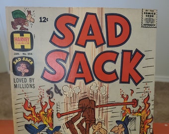 Sad Sack No. 204, Jan 1969 Comic Book