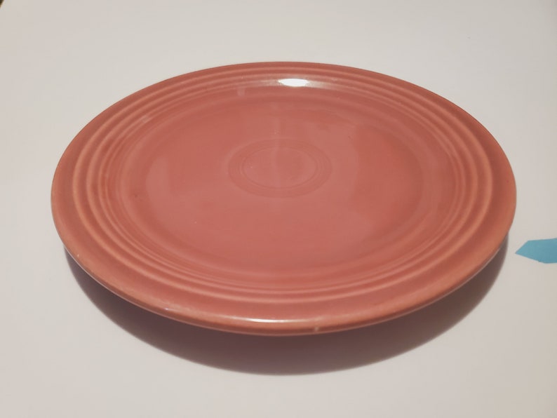 Vintage 7 Rose Glaze Fiesta Salad Plate 1950s