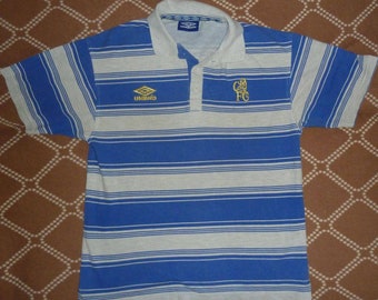 Vintage Chelsea Jersey Umbro Soccer White Blue Autoglass 90/'s Men/'s XL