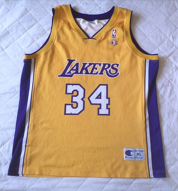 Authentic jersey Shaquille O'Neal Los Angeles Lake