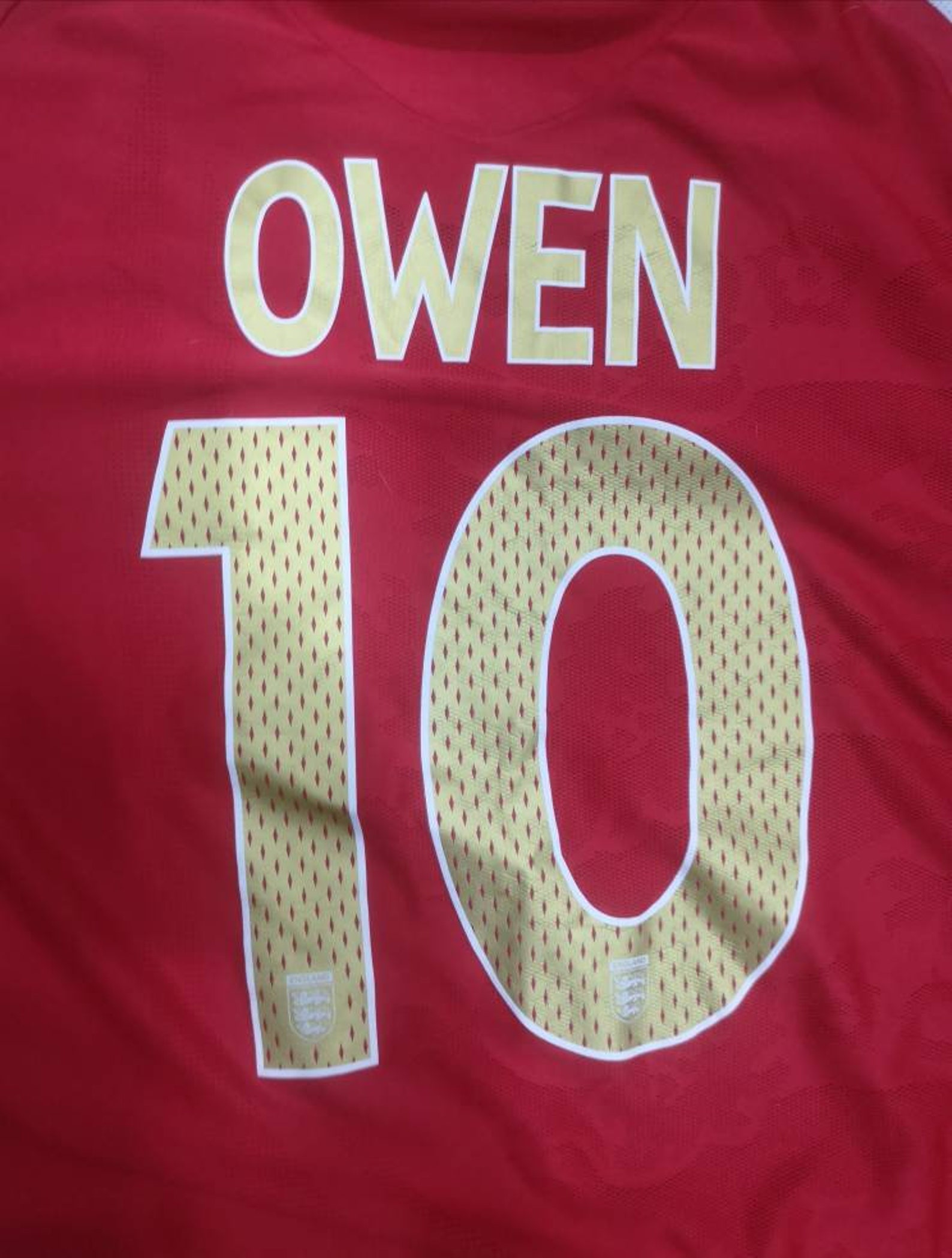 Jersey Owen 10 England 20062008 away Umbro Vintage Etsy