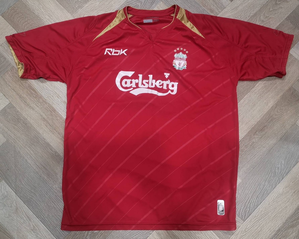 Jersey Gerrard 8 Liverpool FC 2005-06 Champions League | Etsy