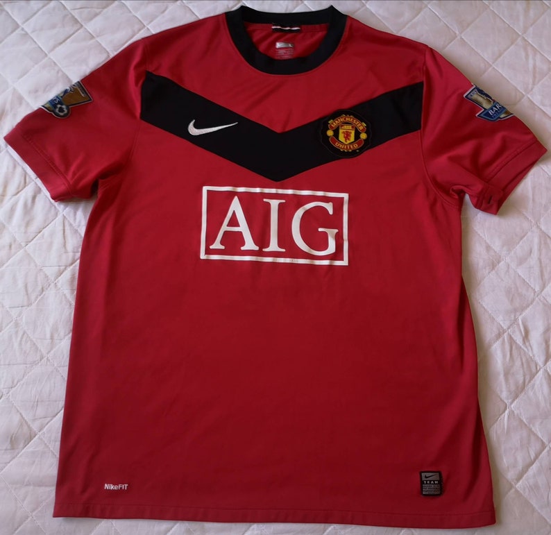 Authentic jersey Owen Manchester United 20082009 Nike Etsy