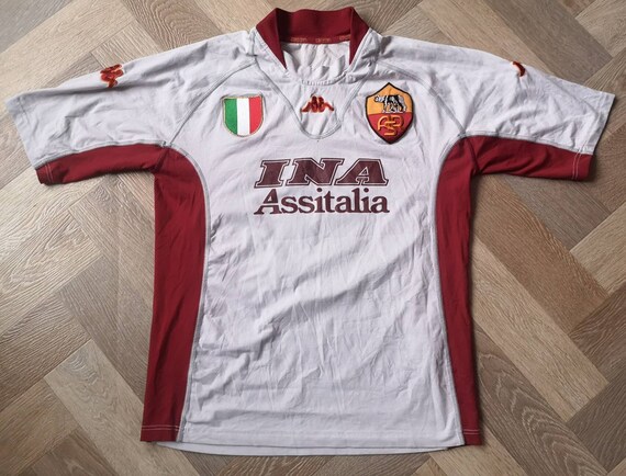As Roma 2001 2002 Jersey Shirt Playera Chamarra Totti Gem