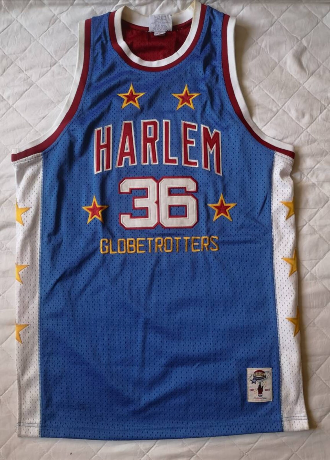 Jersey 1927 Harlem Globetrotters Meadowlark Lemon 36 75th Etsy