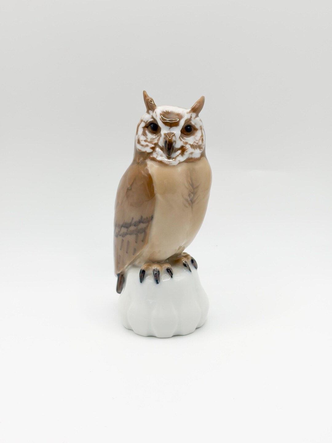 Vintage Bing & Grondahl Owl Figureine #1800 - Etsy