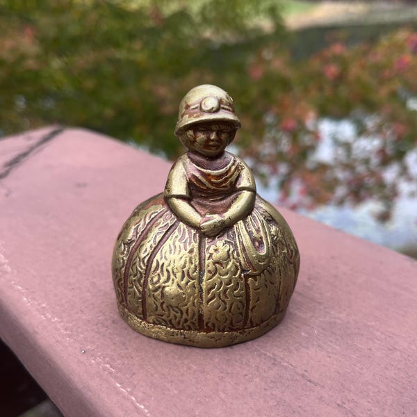 Brass Lady Bell Made in Belgium