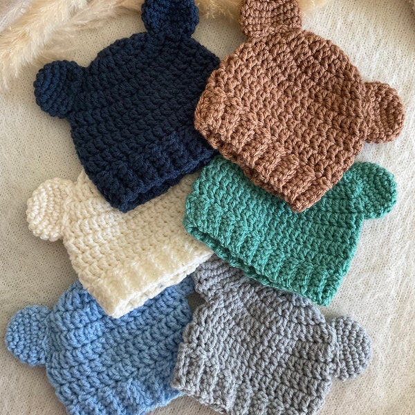 Baby Crochet Hats - Etsy