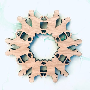 Capybara Snowflake Ornament