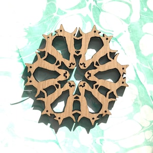 Fox Snowflake Ornament
