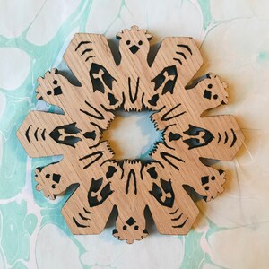 Griffin Snowflake Ornament