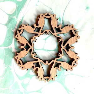 Jerboa Snowflake Ornament