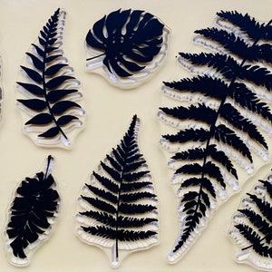 Fern Leaf Clear Stamp Set - Planificateur, Journal, Artisanat, Scrapbooking, Décoration