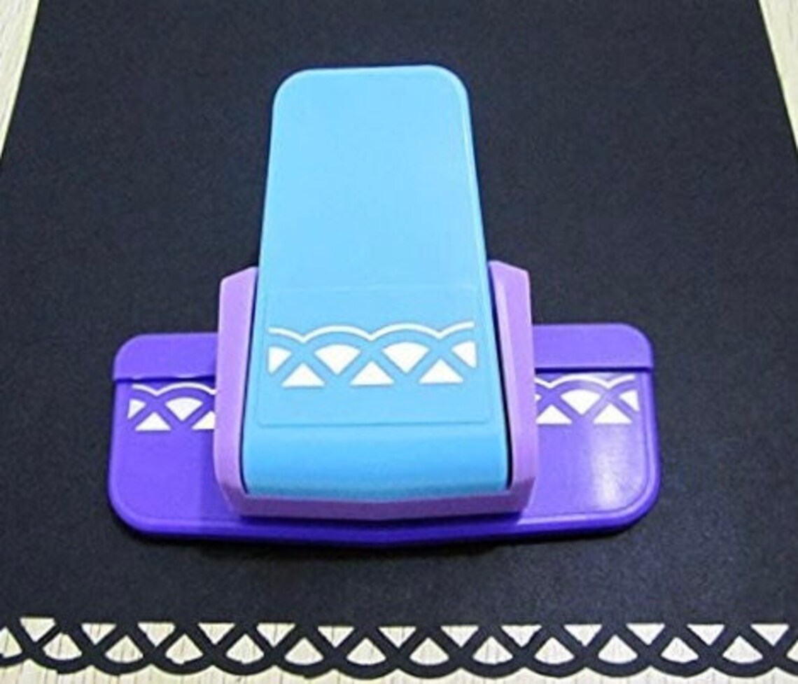 1 Border Punch Scrapbooking Handmade Edge Device DIY paper Etsy