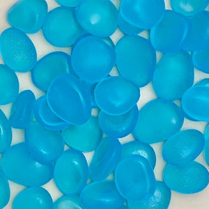 20 Blue Glowing Luminous Rocks Small Size Glow-In-The-Dark Pebbles Rocks Stones