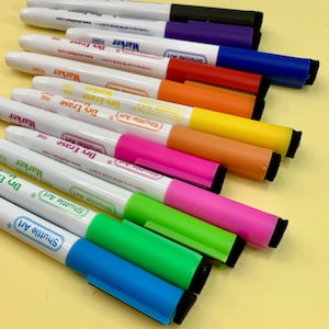 Fine Point Dry Erase Magnetic Markers, Sets of 3