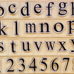 Sellos de silicona transparente con letras mayúsculas y minúsculas del alfabeto para hacer tú mismo, para planificadores, diarios, manualidades, álbumes de recortes y decoración
