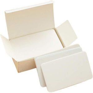 90pcs Blank Playing Cards White Blank Index Flash Cards DIY Game Creating Game Card 3.5 x 2 inch