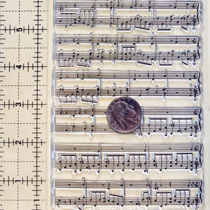 Music Note Musical Clear Silicone Stamps DIY Embossing  Planner, Journal, Craft, Scrapbooking, Decoration