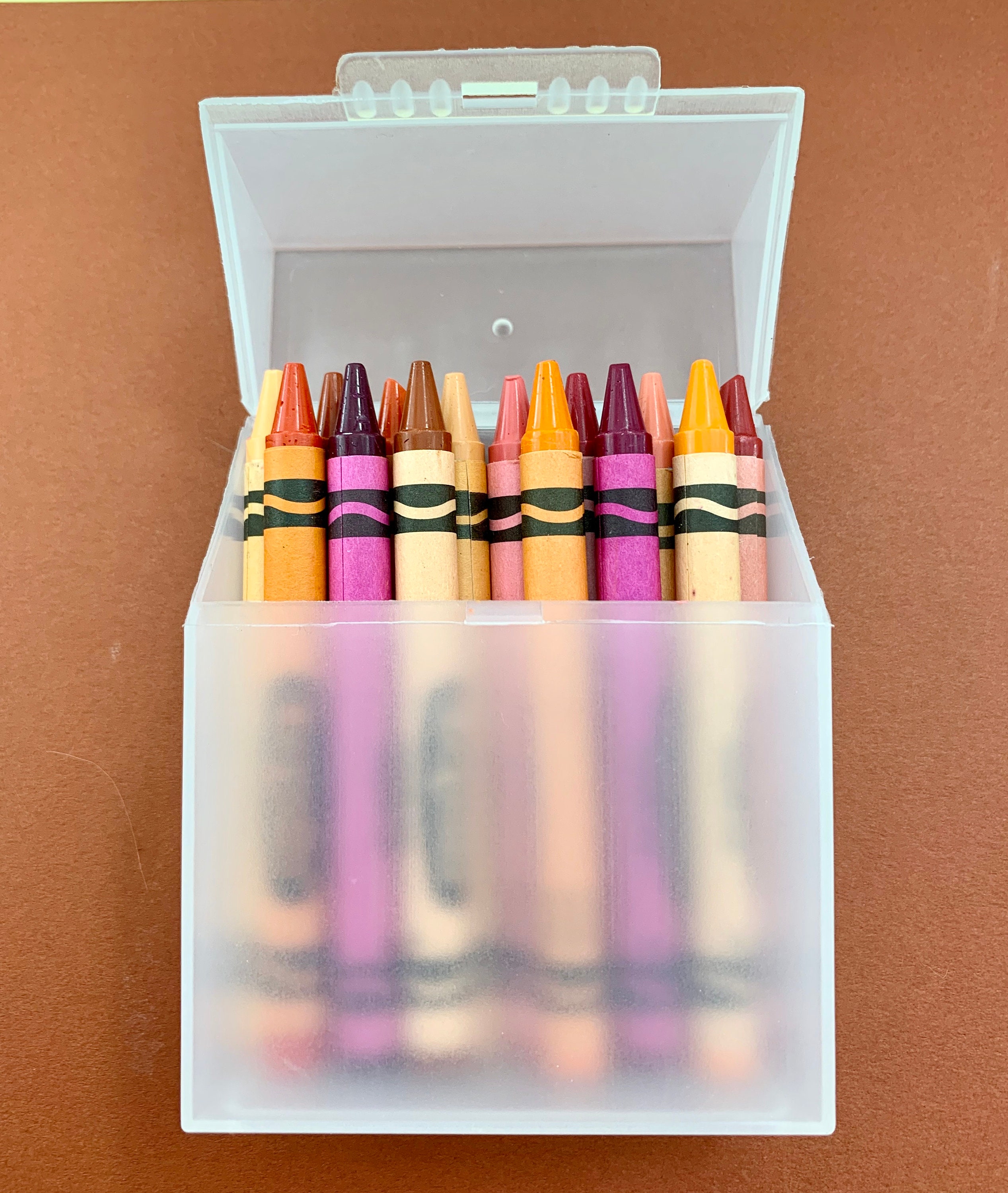 Crayon Box Keep Your Crayons Organized Storage for Crayons Snap Top Lid 
