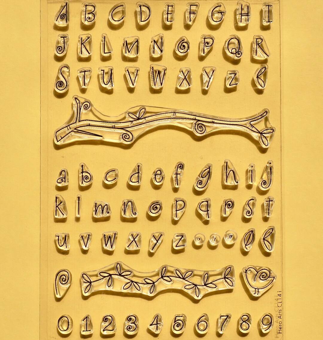 Letter Alphabet Stamp Set - Clear Silicone Stamps DIY Embossing Planner ...