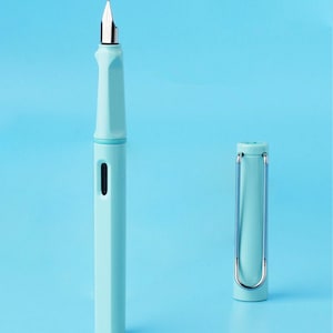 Blue Pen Pocket Fountain Pen/Calligraphy Pen