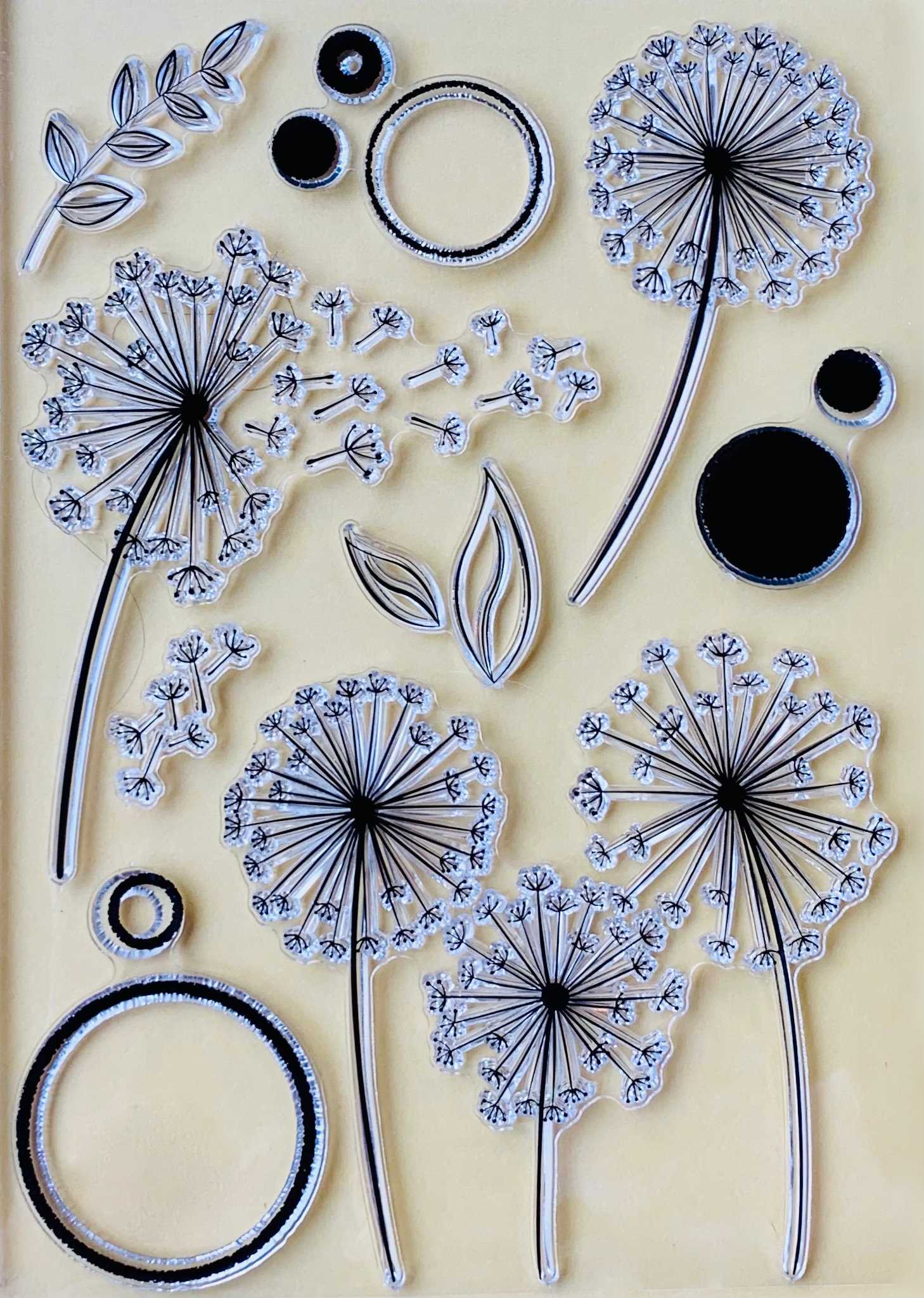 Flower Clear Stamp Set Planner, Journal, Craft, Scrapbooking - Etsy