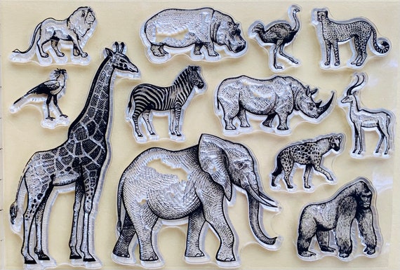 My Favorite Things Clear Acrylic Stamps SWEET SAFARI