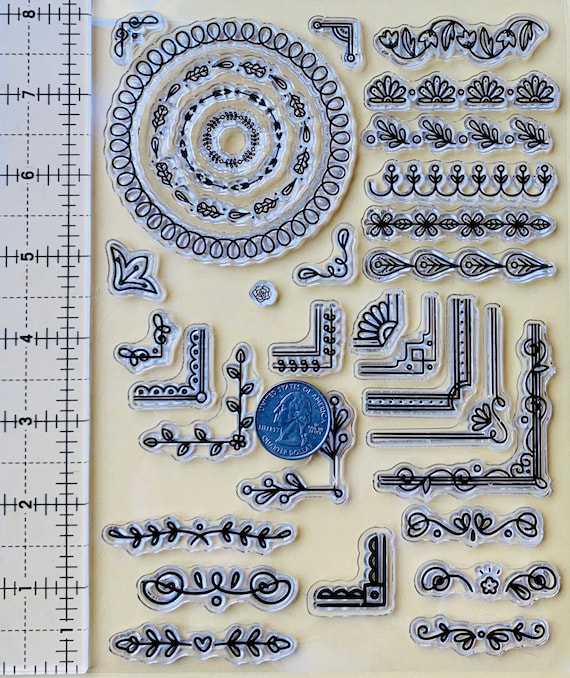 GLOBLELAND Oriental Theme Clear Stamps – Transparent Silicone Stamps For Card Making, Scrapbooking, DIY Crafts – 6.3x4.3 Inch Sheet