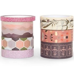 7 Rosewood Washi Tapes de Recollections