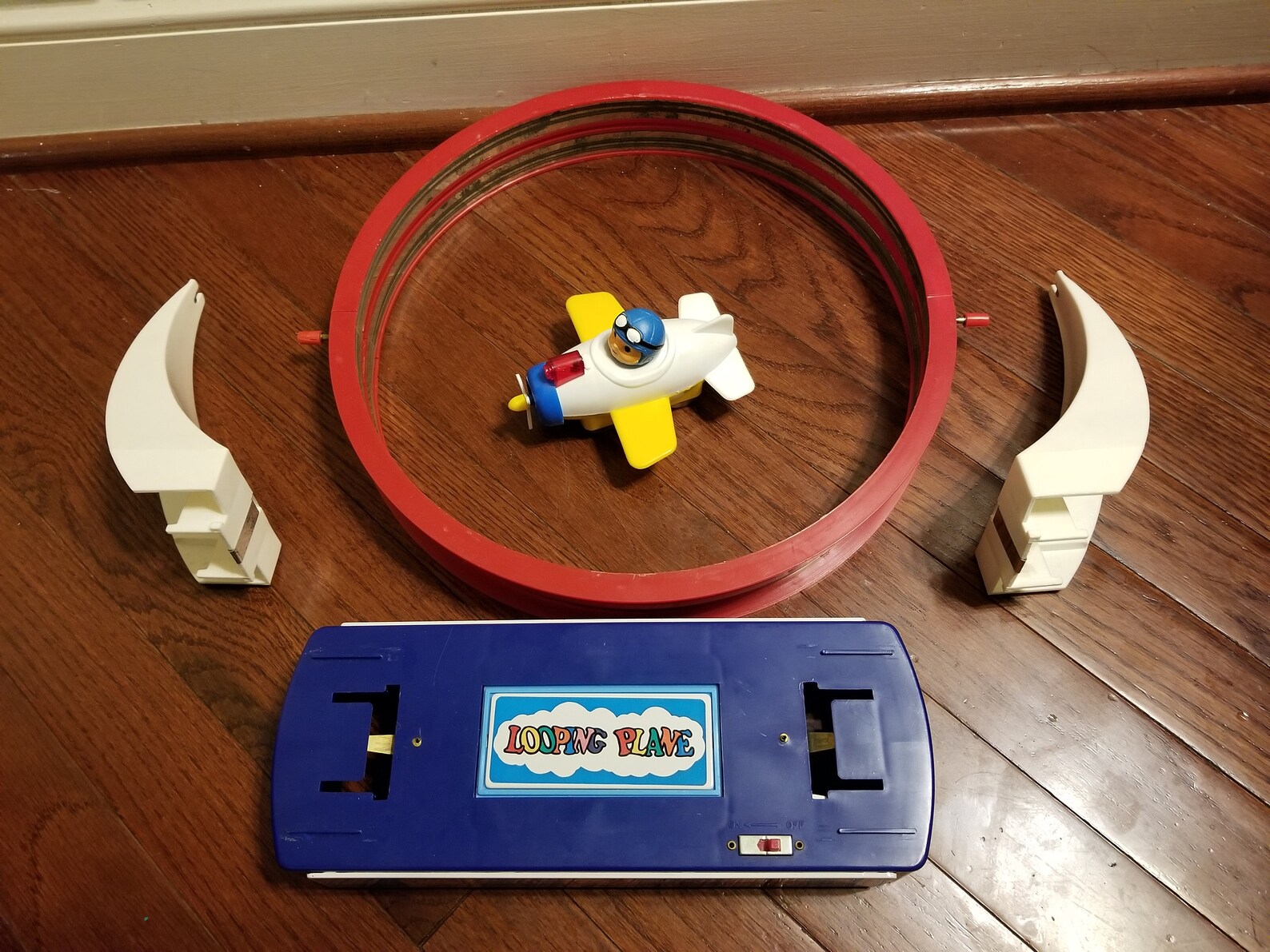 Vintage Sears Big Toy Box Battery Operated Looping Plane Toy Etsy