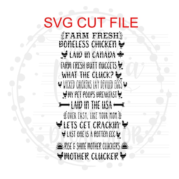 Egg carton sayings SVG farm fresh butt nuggets svg mother Etsy