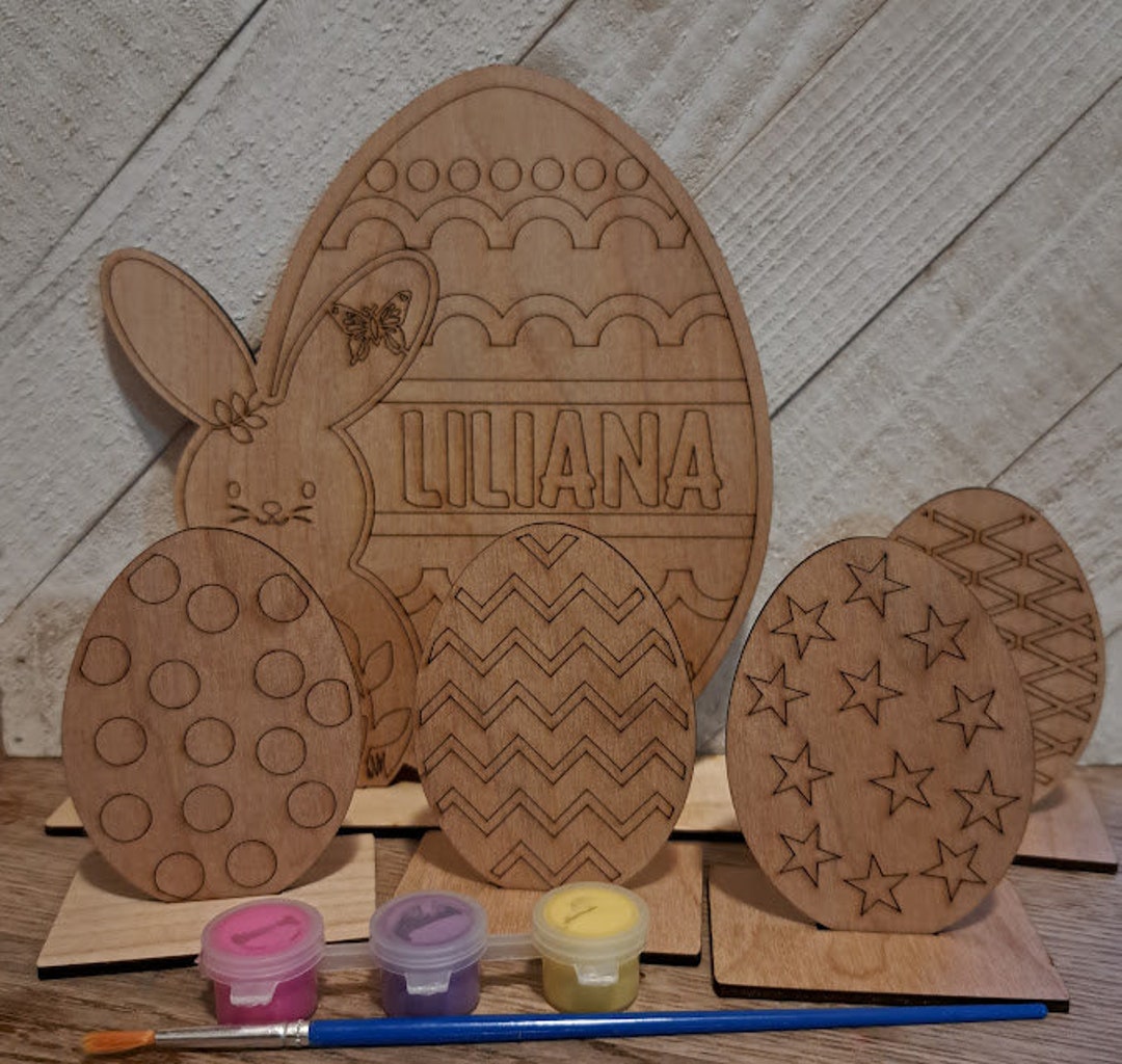 Paint Your Own Easter Egg Kit, DIY Easter, Personalized Easter Gift