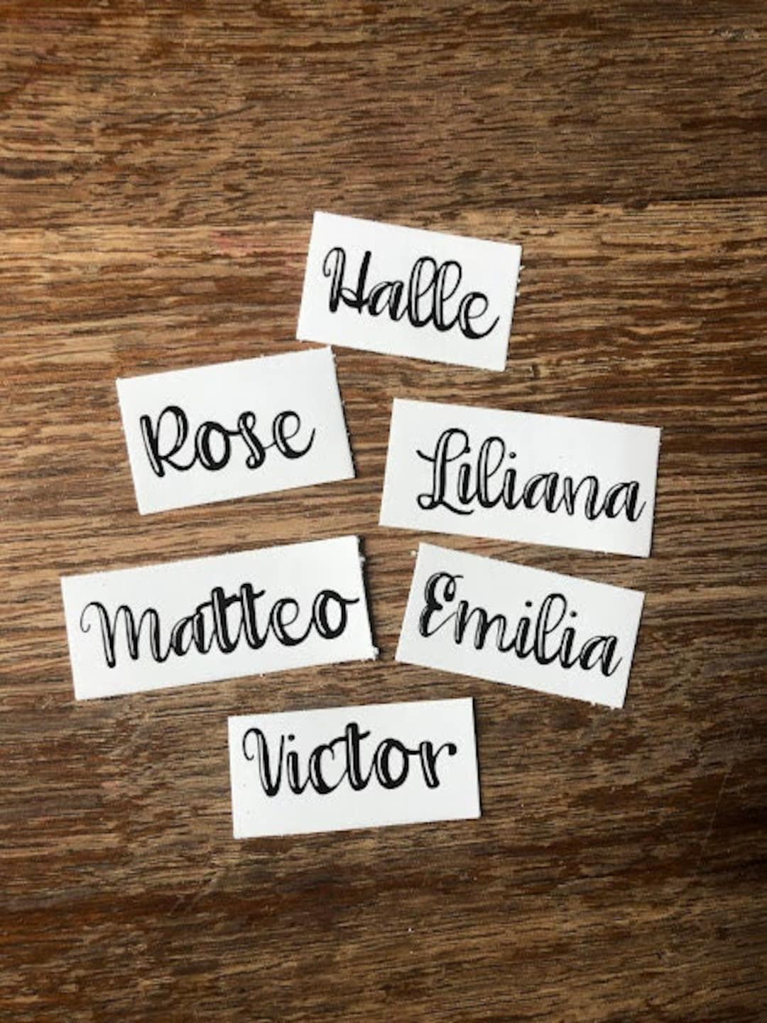 Custom Name Decals, Cute Brush Font Custom Name, Personalized Name ...