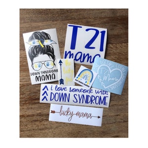 Mystery Pack! Down syndrome awareness decal mystery packs! Vinyl decal stickers,