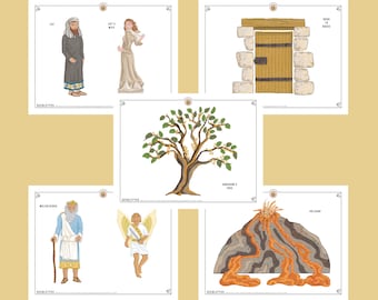 Lot Bible Story Printables Set