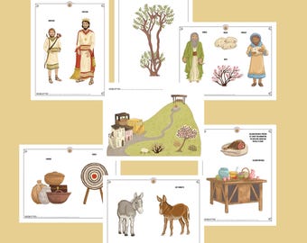 King Saul Bible Story Printables Set