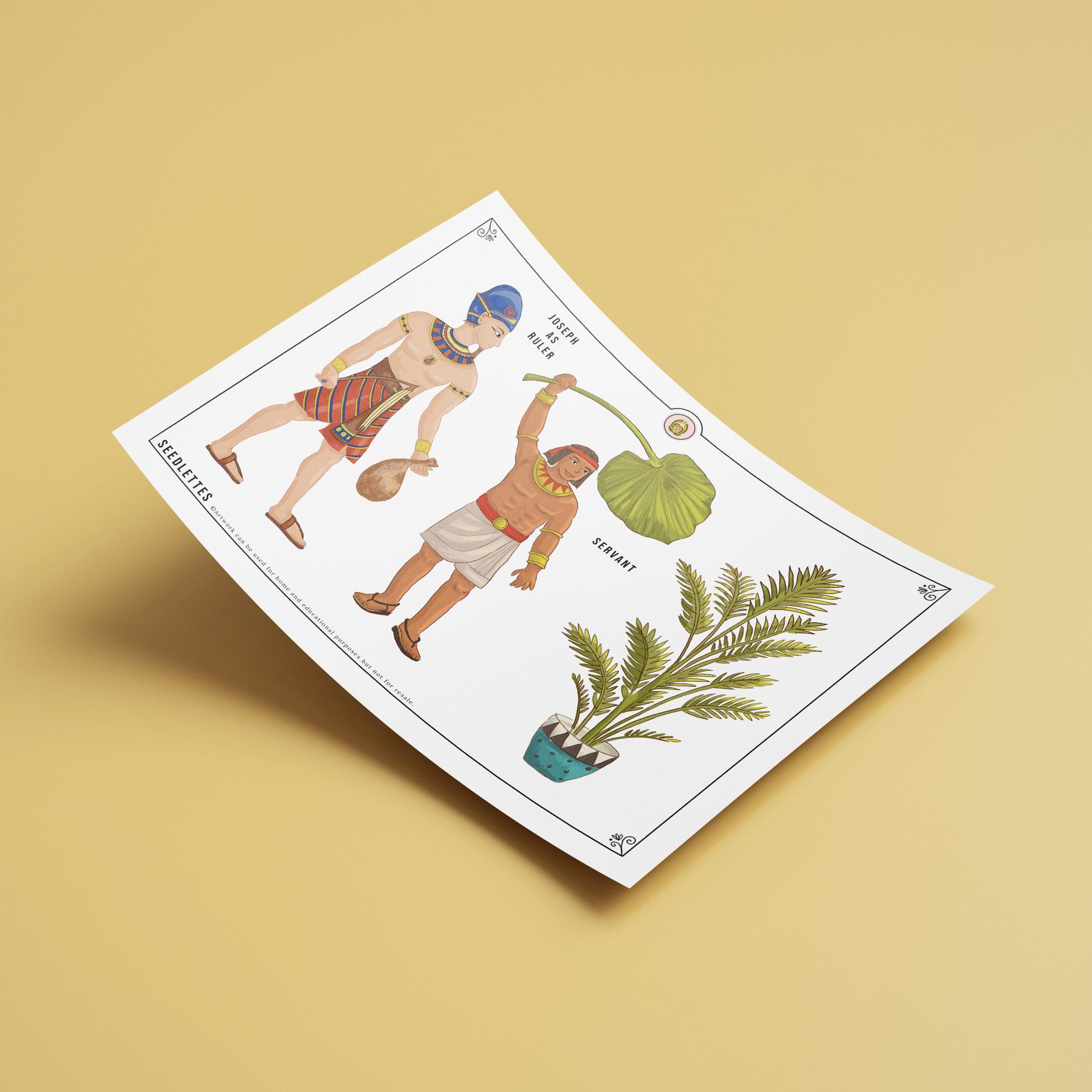 Joseph Bible Story Printables Set - Etsy