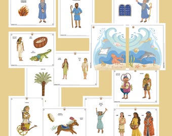 Moses Bible Story Printables Set