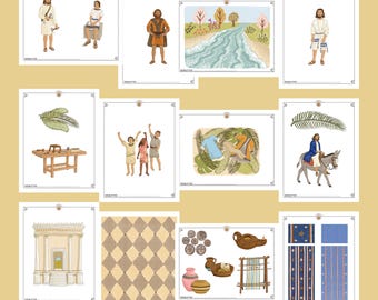 Life of Jesus Bible Story Printables Set