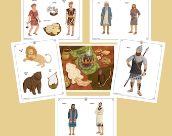 King David Bible Story Printables Set