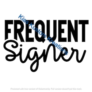 Frequent Signer