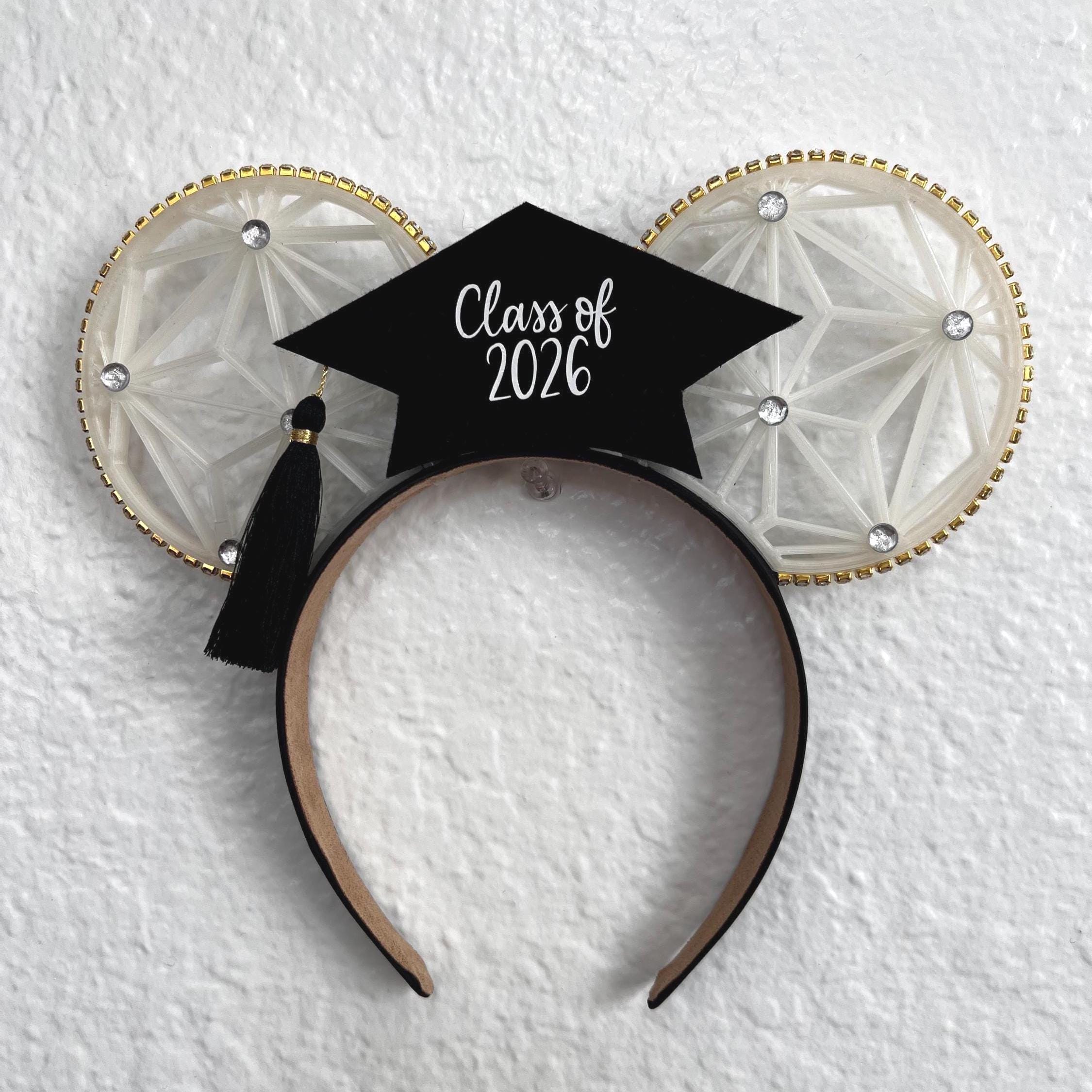 Class of 2026 Glow in the Dark Mouse Ears,graduation Headband