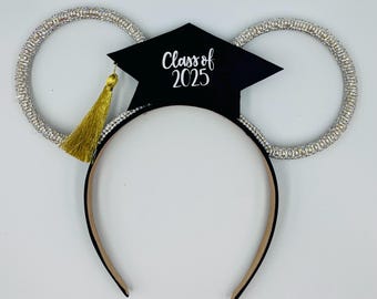 Graduation ears, graduation disney ears,Class of 2026 Graduation ears,disney graduation ears,graduation mickey ears mickey graduation ears