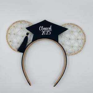 Graduation Mouse ears, graduation mouse ears,Class of 2025 epcot 3D neon spaceship earth inspired Minnie Mickey Mouse Ears Inspired by Ecopt