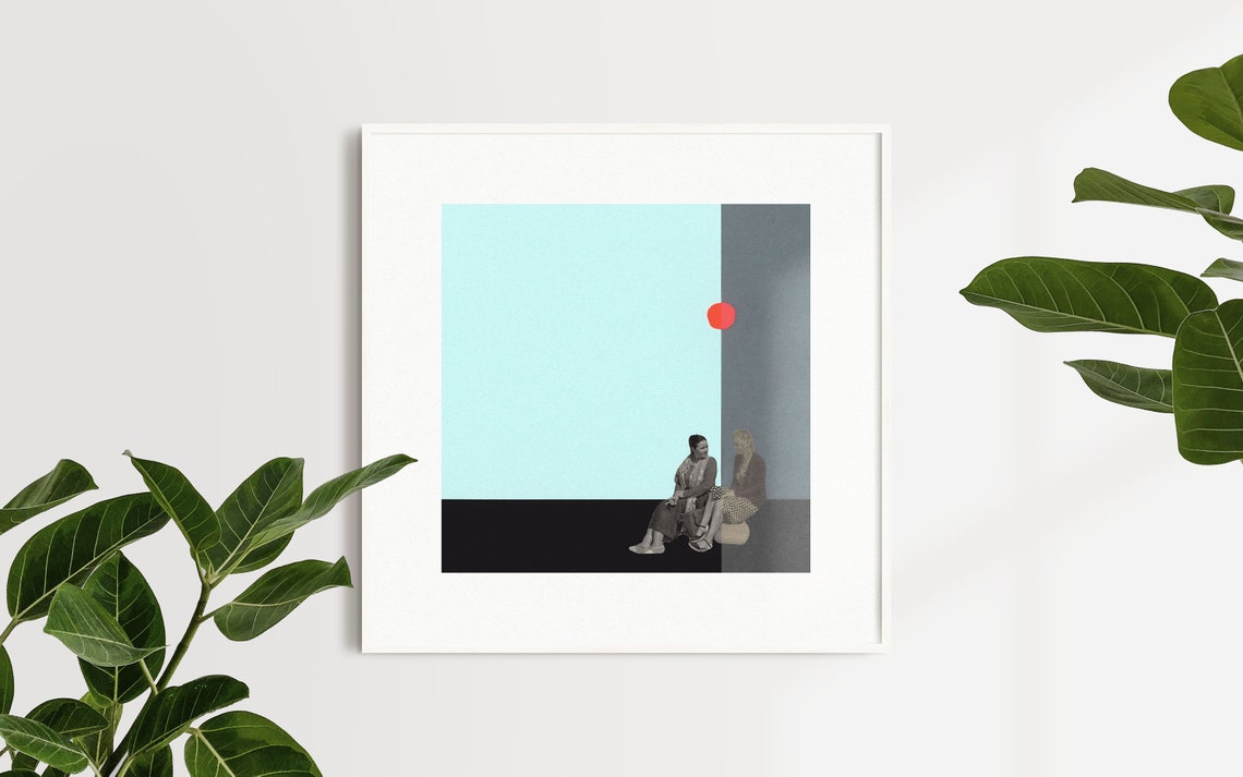 Friendship art / Designer wall art / Friend print design / | Etsy