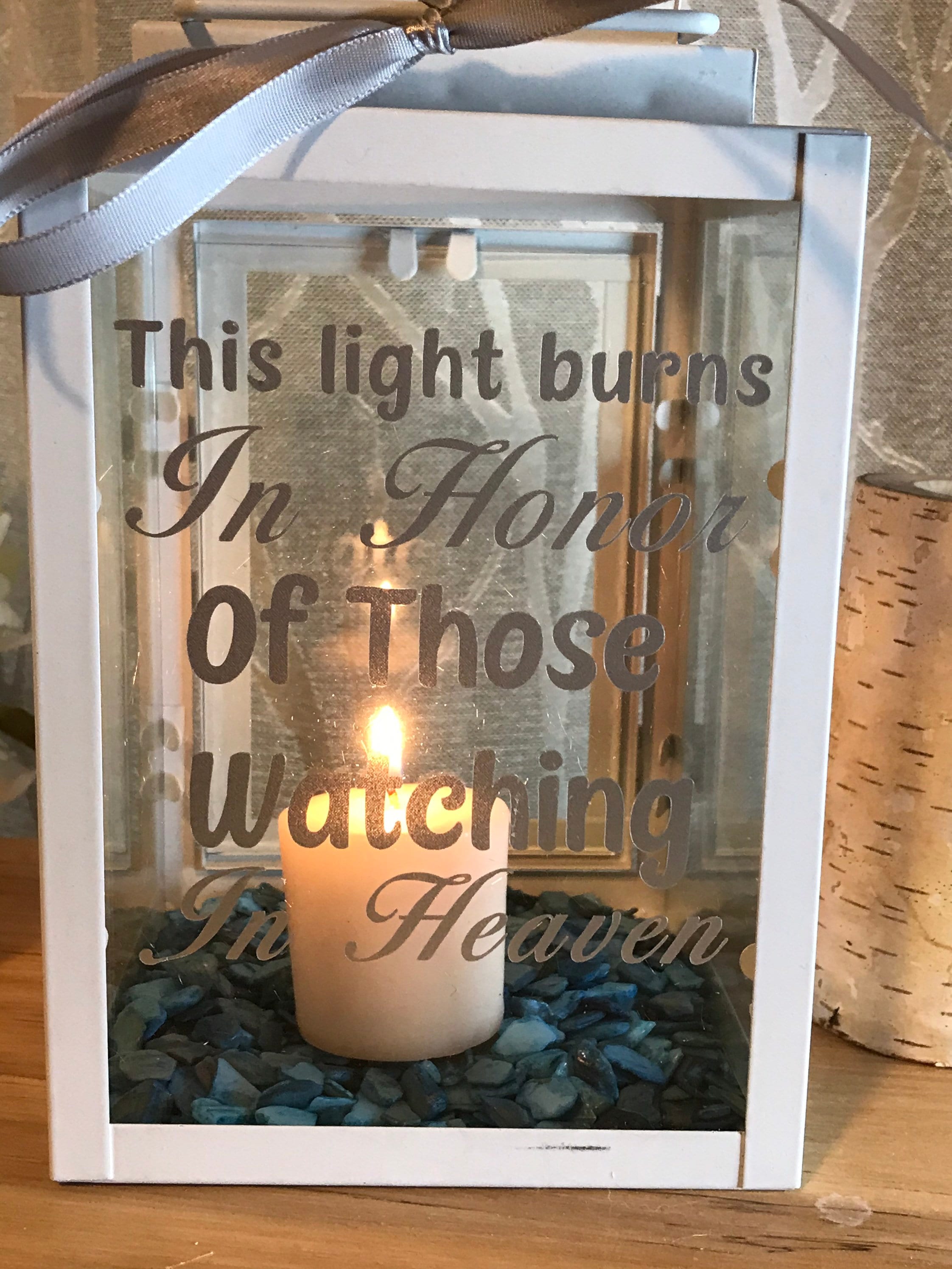 Lantern Memorial Lantern wedding lantern Memory Candle Etsy