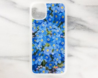 Floral Swedish Forget-Me-Nots Case iPhone 12 iPhone 12 Pro iPhone 12 Pro Max iPhone 11 iPhone 11 Pro iPhone 11 Pro Max