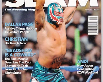 Power Slam Magazine 132 Juillet 2005 Lutte Rey Mysterio Eddie Guerrero WWE